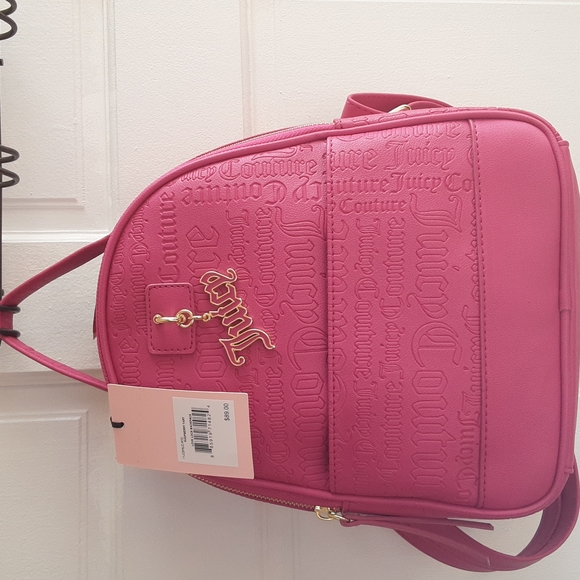 Juicy Couture Handbags - SOLD! Juicy Couture Backpack Raspberry Tart Lovelock NWT small pink